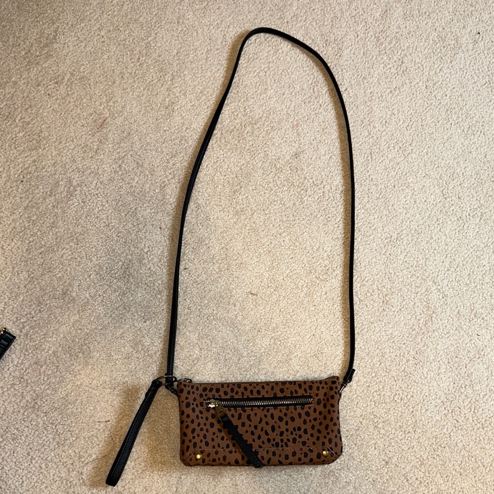 Leopard Print Crossbody Bag